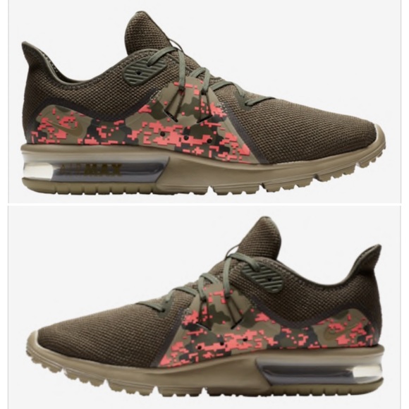 Nike Other - Nike Air Max Sequent 3 Running Shoe In Camo, NIB